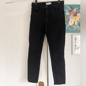 Black Madewell Skinny Jeans